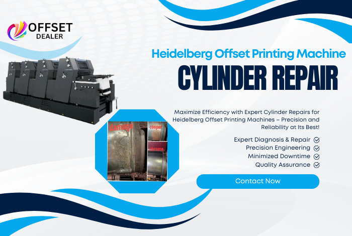 Heidelberg Offset Printing Machine Cylinder Repair