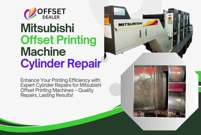 Mitsubishi Offset Printing Machine Cylinder Repair