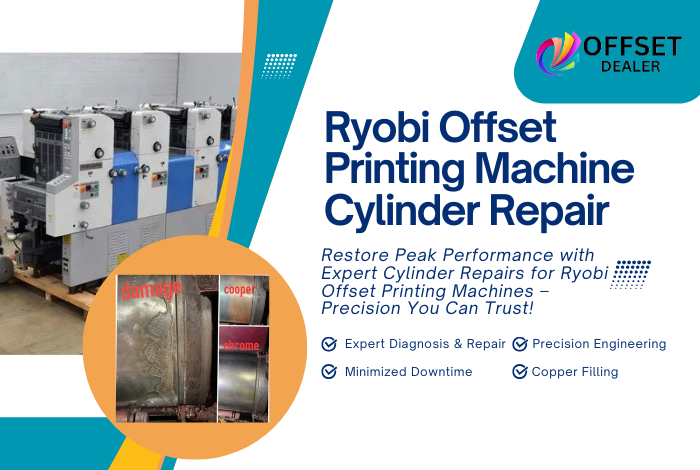 Ryobi Offset Printing Machine Cylinder Repair